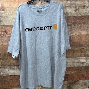 Carhartt Gray Short Sleeve Tee loose fit men's 3XL